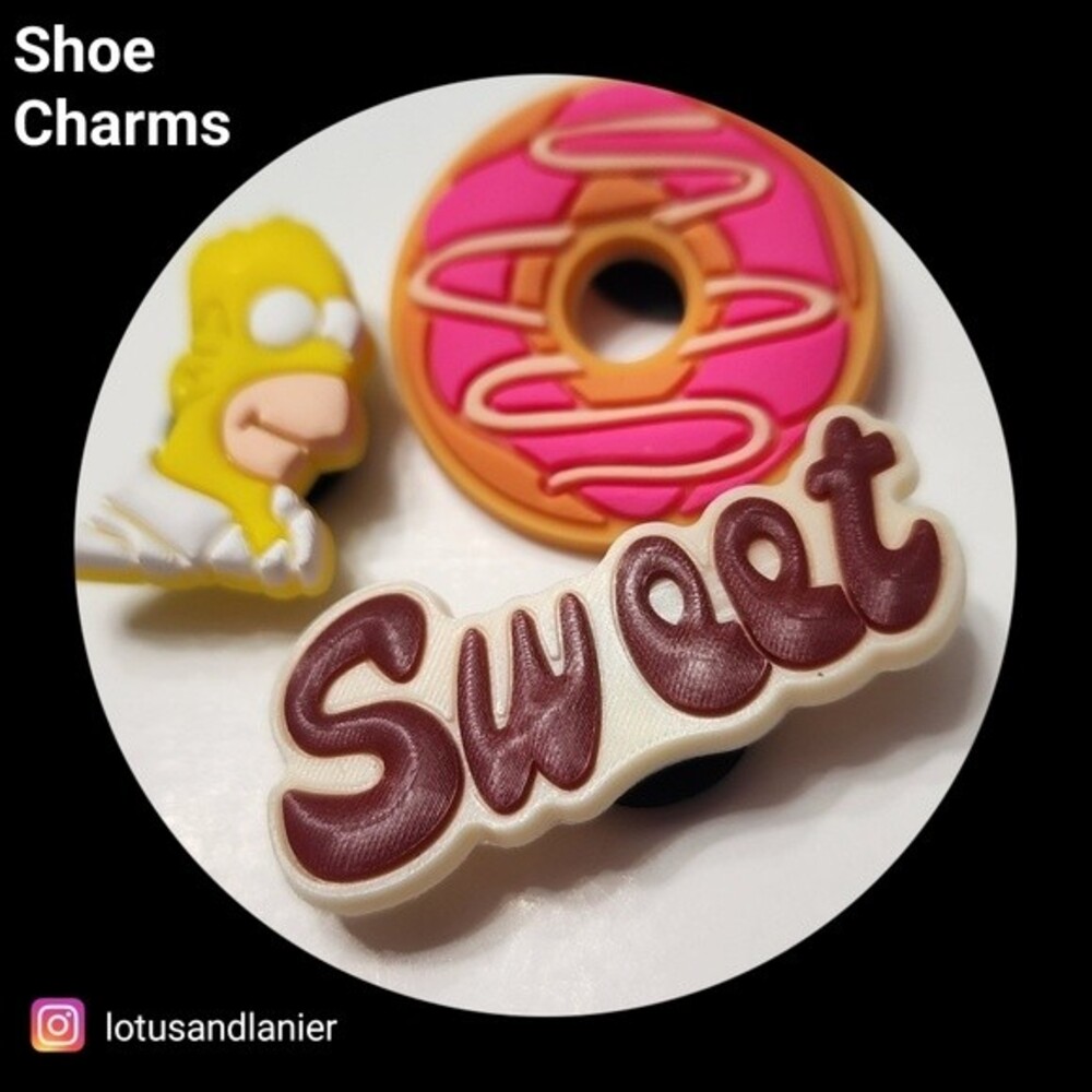 Shoe Charms "Simpsons" Shoe Charms Set of 3